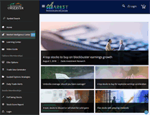 Tablet Screenshot of marketintelligencecenter.com